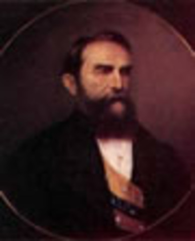 Presidente de los Estados Unidos de Colombia: Rafael Nuñez Moledo