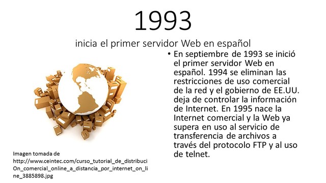 Primer servido Web en español