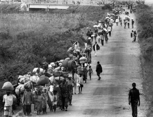 Civil War started in Rwanda