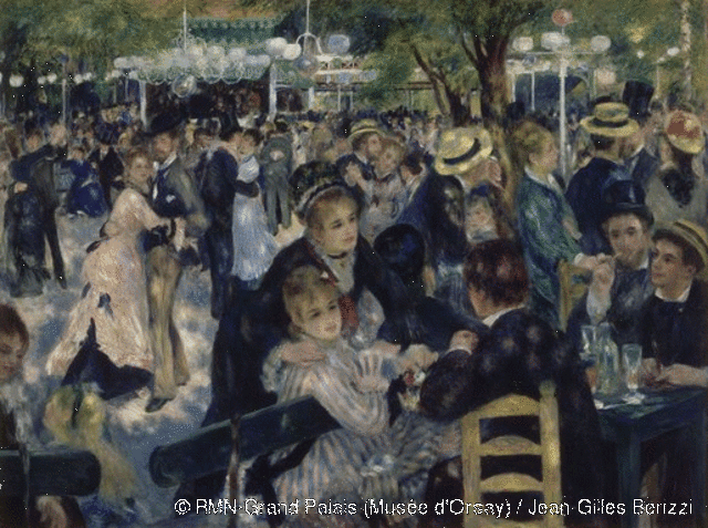"Bal du Moulin de la Galette" by Pierre-Auguste Renoir