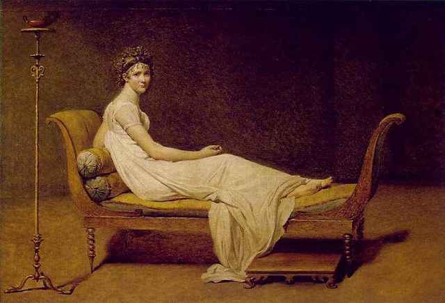 "Portrait of Madame Recamier" by Jacques-Louis David