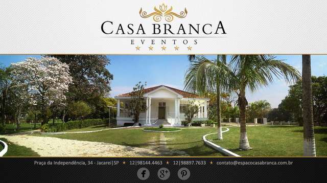 LANÇAMENTO DO SITE DA CASA BRANCA