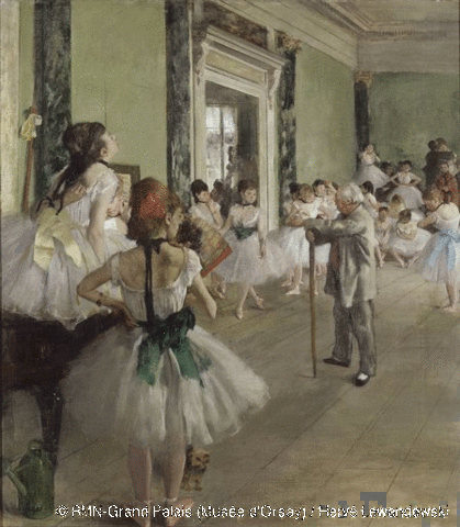 "The Ballet Class" by Edgar Degas
