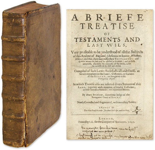 Henry Swinburne (1560-1623). Inglaterra.