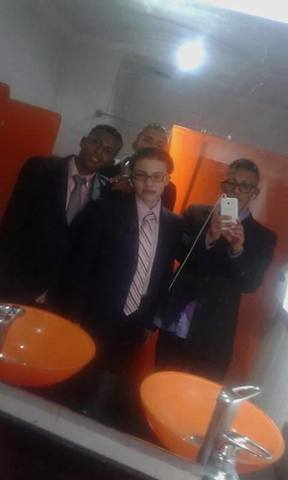 En el pre prom con los socios