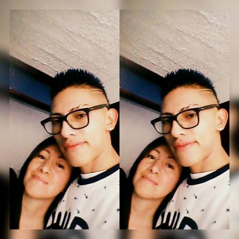 Con mi hermosa madre