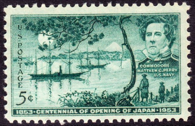 Commodore Matthew C. Perry “opens” Japan.