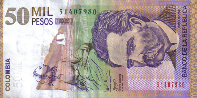 billete de 50000 pesos