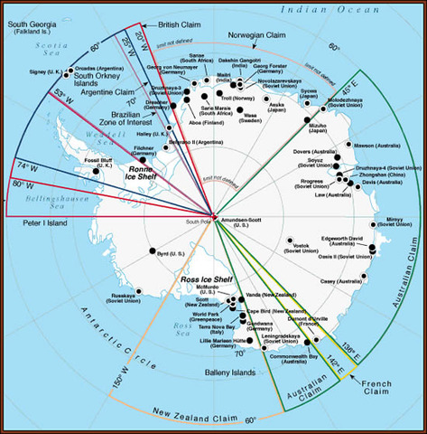 Australia signed the Antarctic Treaty