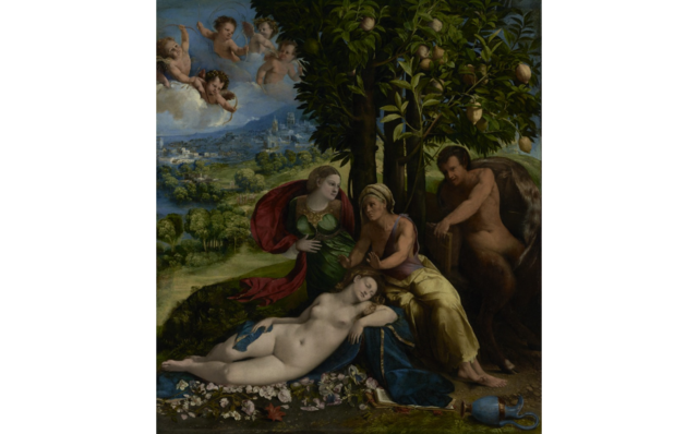 Mythological Scene-Dosso Dossi (Giovanni di Niccolo de Lutero)