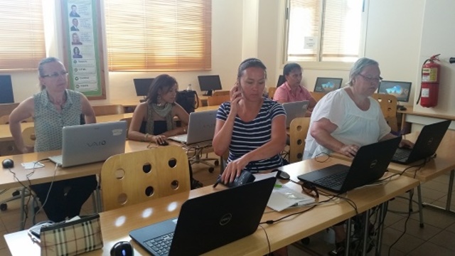 Beginning of the training