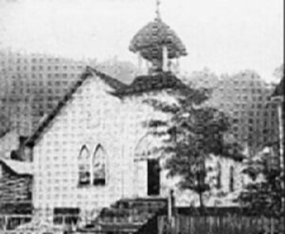 Shady Grove Baptist Church was burned in Leesburg, Georgia