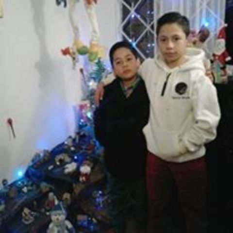 Navidad con mis primos de parte de papa