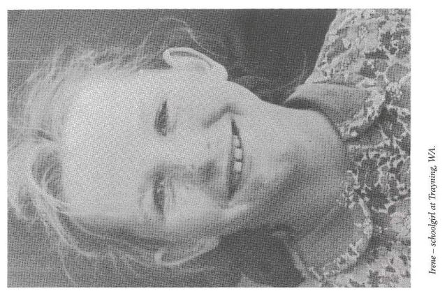 Irene graduated from university in Western Australia