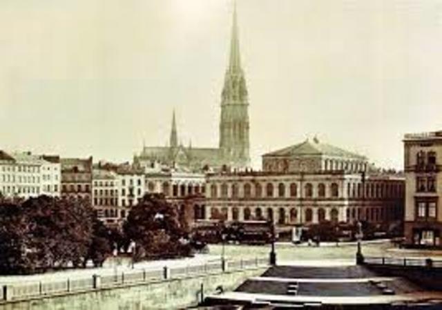 Desarrollo del plato en Hamburgo, Alemania