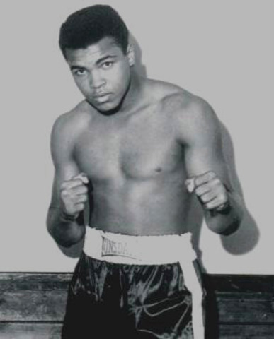 Cassius Clay a.k.a Muhammed Ali wins gold medal in boxing in Rome Olympics.