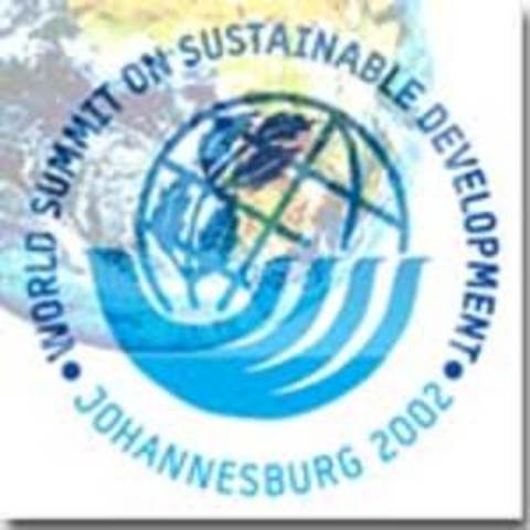 Cumbre Mundial Desarrollo Sostenible Johannesburgo, Sudáfrica.