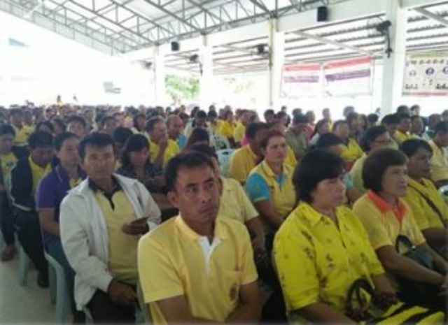 12 ก.ค. 2559 มณฑลทหารบกที่ 210 จัดอบรมโครงการรณรงค์เผยแพร่สาระสำคัญของร่างรัฐธรรมนูญและการออกเสียงประชามติ