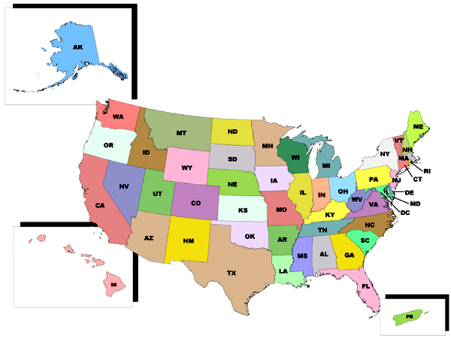Alaska and Hawaii become the 49th and 50th States of the U.S