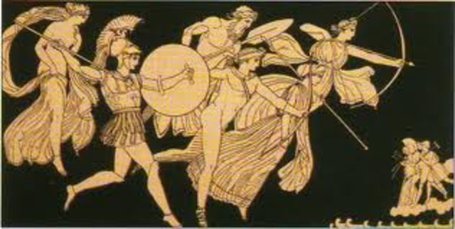 Achilles Almost Kills Aeneas