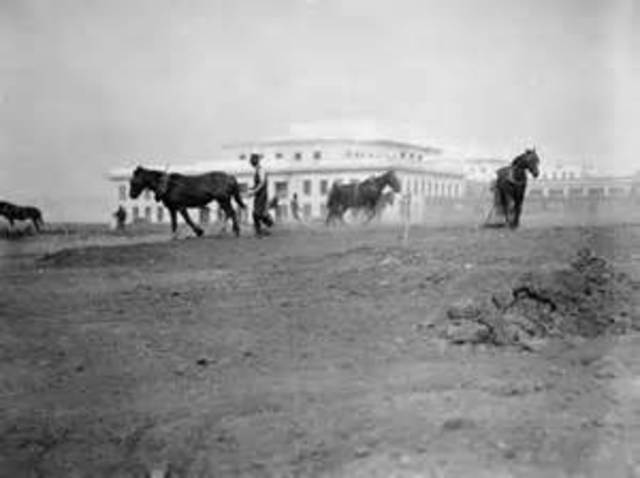 Building of Parliament House began