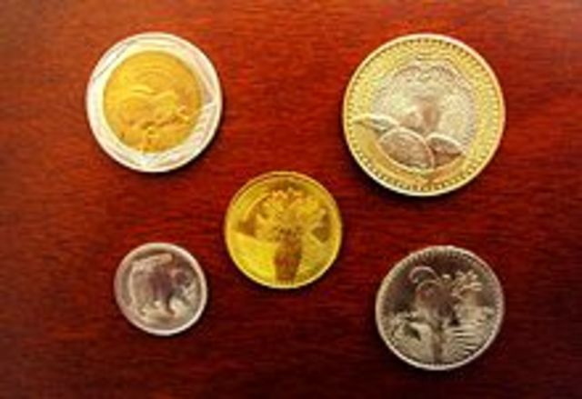 Nueva serie de diseños de moneda