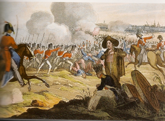 La batalla de Wagram.