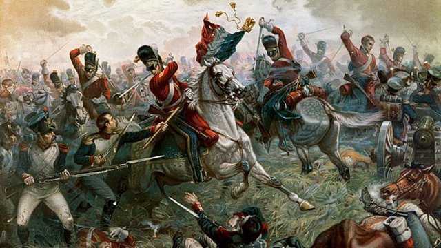 Napoleón sale de la isla y batalla de Waterloo
