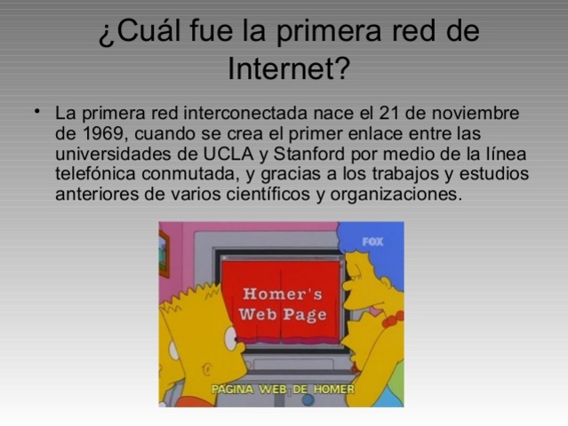 La primera red de internet