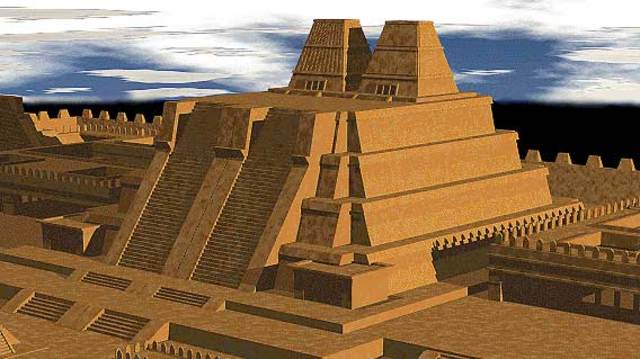 Templos Gemelos, Arquitectura Azteca