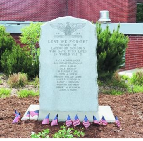 WWII Memorial Rededication at Lakewood HIgh School