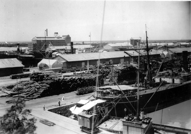 Inicio de obras del puerto de san Antonio