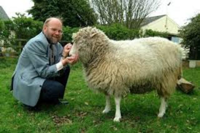 la oveja "dolly" Primer caso de clonación en un mamífero