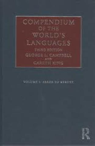 Compendium of the World's Languages (George L. Campbell)