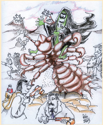 Una epidemia de tifus exantemático provoca la muerte de aproximadamente 5.000 personas