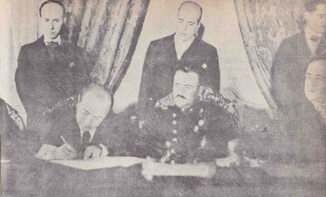 Celebracion de Tratado de limites con Peru