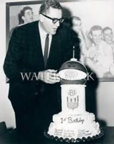 George Mikan Hired as First ABA Commissioner