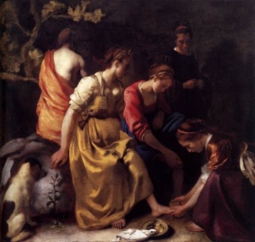 Diana and her Companions (Diana en haar Nimfen) c. 1653 - 1656