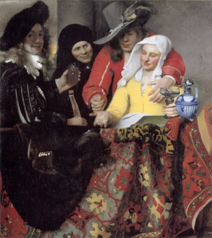 The Procuress (De koppelaarster) 1656