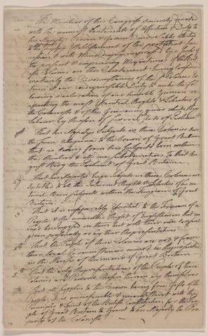 Declaration of Rights and Grievances