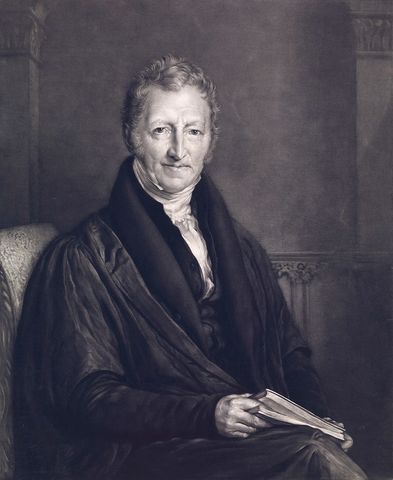 Malthus predice la escasez de recursos naturales