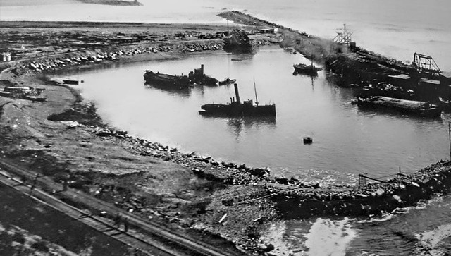 Inicio obras puerto de San Antonio