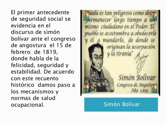 PRIMER ANTECEDENTE DE SALUD OCUPACIONAL