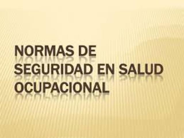 PRINCIPALES NORMAS DE SALUD OCUPACIONAL