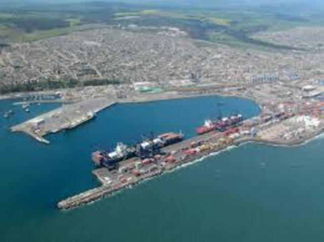 Inicio de obras del puerto de san antonio.