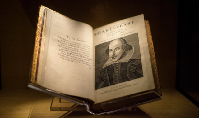 Publication of Shakespeare's First Folio