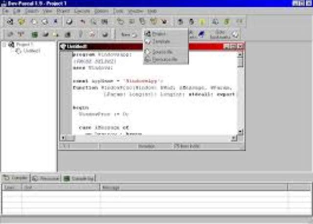 Programacion en dev-pascal