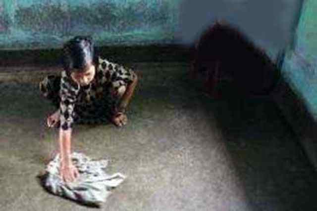 Los niños son sirvientes