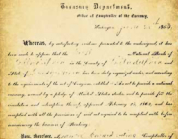National Bank Act of 1863
