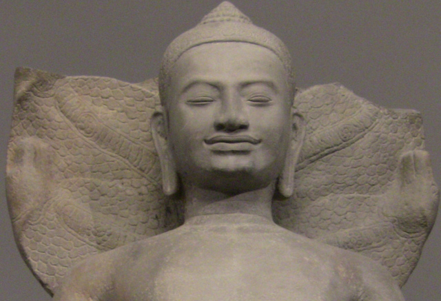 King Jayavarman II declares himself King of the world and the first Khmer God-King.